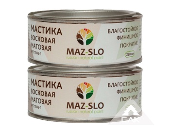 MAZ-SLO Мастика восковая матовая 250мл